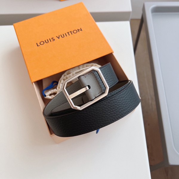 ルイヴィトンベルト角部分ディテール